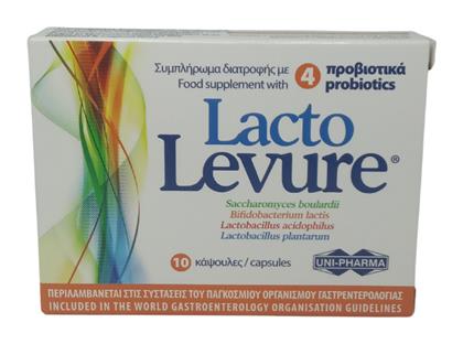 Uni-Pharma Lacto Levure Προβιοτικά 10 κάψουλες από το Pharm24