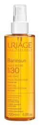 Uriage Bariesun Dry Oil Αδιάβροχο Αντηλιακό Λάδι για το Σώμα SPF30 σε Spray 200ml