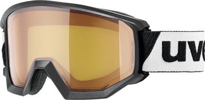 Uvex Athletic Lasergold Lite S2 Μάσκα Σκι & Snowboard Ενηλίκων με Κίτρινο Φακό Καθρέπτη