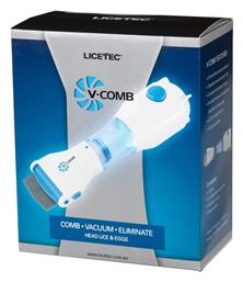 V-Comb Licetec Electrical Lice Comb Αντιφθειρικό Χτενάκι για Παιδιά