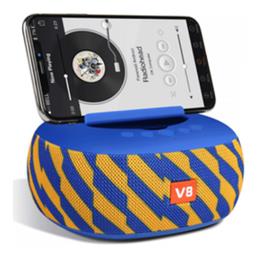 V8 Ηχείο Bluetooth 8W με Ραδιόφωνο Yellow Blue από το Filinda