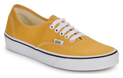 Vans Authentic Γυναικεία Sneakers Κίτρινα