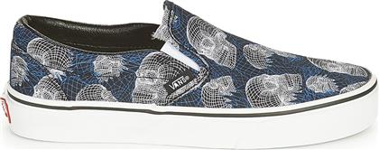 Vans Classic Πάνινα Ανδρικά Slip-On σε Μαύρο Χρώμα