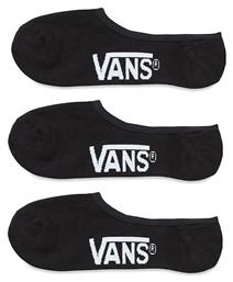 Vans Classic Super Ανδρικές Μονόχρωμες Κάλτσες Μαύρες 3Pack