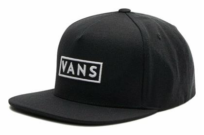 Vans Easy Box Jockey με Ίσιο Γείσο Μαύρο VN0A45DPBLK από το Modivo