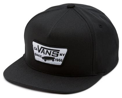 Vans Full Patch Snapback Ανδρικό Jockey με Ίσιο Γείσο Μαύρο από το Epapoutsia