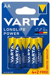 Varta LongLife Power Αλκαλικές Μπαταρίες AA 1.5V 6τμχ από το Public