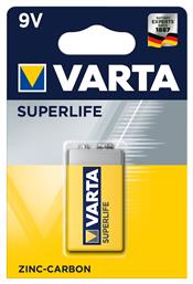 Varta Superlife Μπαταρία Zinc 9V 1τμχ