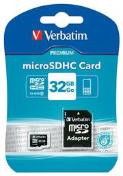 Verbatim Premium microSDHC Class 10 U1 UHS-I