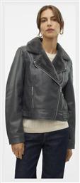 Vero Moda 10250405 Μπουφάν Biker από Δερματίνη