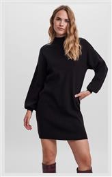 Vero Moda Mini All Day Φόρεμα Πλεκτό Μαύρο