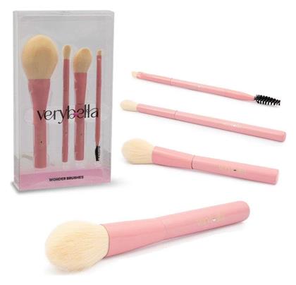 Very Bella Σετ 4 Πινέλα Παιδικό Μακιγιάζ