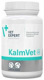 VetExpert Kalmvet Συμπλήρωμα Διατροφής Σκύλου και Γάτας σε Δισκία 60 tabs για Διαχείριση Άγχους & Στρες