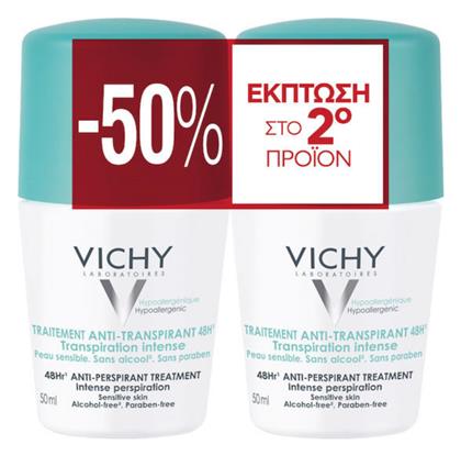 Vichy Anti-Transpirant Treatment Intense Αποσμητικό 48h σε Roll-On