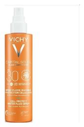 Vichy Capital Soleil Cell Protect Water Fluid SPF30 Αντηλιακή Κρέμα 200ml