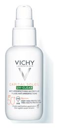 Vichy Capital Soleil UV-Clear SPF50 Αντηλιακή Λοσιόν 40ml