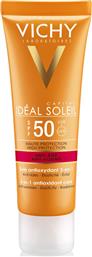 Vichy Ideal Soleil Anti-Age 1 in 1 Αδιάβροχη Αντηλιακή Κρέμα Προσώπου SPF50 50ml από το Pharm24