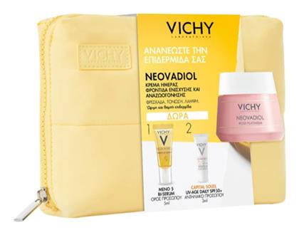 Vichy Rose Platinium Σετ Περιποίησης για Αντιγήρανση & Λάμψη με Κρέμα Προσώπου , Serum & Νεσεσέρ 50ml