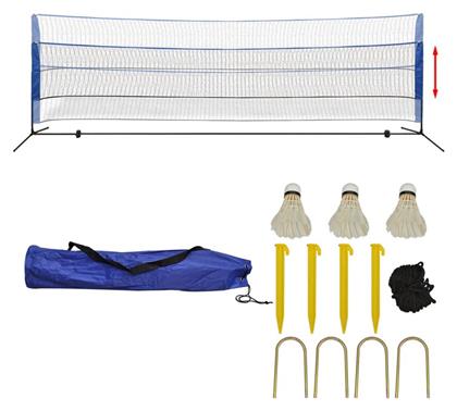 vidaXL Σετ Badminton Φιλέ και Μπαλάκια (500cm x 155cm) από το Public