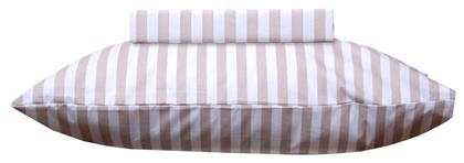 Viopros Πάπλωμα Κούνιας Βαμβακερό Μπεζ 120x160cm