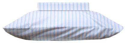 Viopros Πάπλωμα Κούνιας Βαμβακερό Γαλάζιο 120x160cm