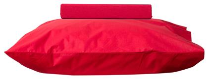 Viopros Σετ Βρεφική Παπλωματοθήκη με Μαξιλαροθήκη Κόκκινο 120x160εκ.