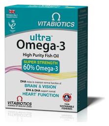 Vitabiotics Ultra Omega-3 Super Strength Ιχθυέλαιο 60 μαλακές κάψουλες από το Pharm24