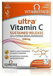 Vitabiotics Ultra Vitamin C Sustained Release with Citrus Bioflavonoids Βιταμίνη για Ενέργεια & Ανοσοποιητικό 500mg 60 κάψουλες από το Pharm24