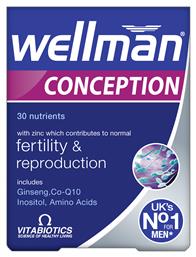 Vitabiotics Wellman Conception Fertility & Reproduction 30 ταμπλέτες