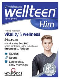 Vitabiotics Wellteen Him Βιταμίνη για Ενέργεια & Ανοσοποιητικό 30 ταμπλέτες