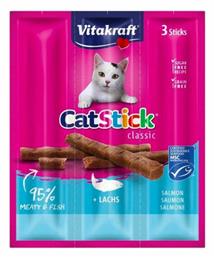 Vitakraft Cat Stick Classic Σνακ Γάτας με Σολομό 3τμχ