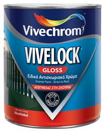 Vivechrom Αντισκωριακό Χρώμα Vivelock 0.75lt Λευκό Γυαλιστερό