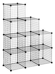 Βιβλιοθήκες Μαύρες 9τμχ 35x35x35εκ. από το EasyU