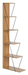 Βιβλιοθήκη Mini Tars 50x22x150εκ. Sonoma-μαύρο