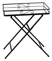 Βοηθητικό Τραπεζάκι Joene 60x38x68cm Μαύρο