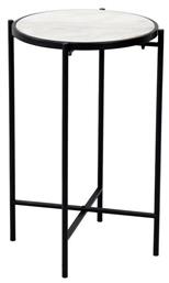 Βοηθητικό Τραπεζάκι Luxere 40x40x65.5cm Μαύρο Λευκό