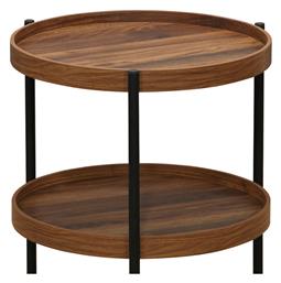 Βοηθητικό Τραπεζάκι Portogie 40x40x50cm Καφέ