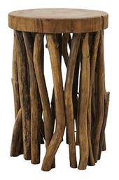 Βοηθητικό Τραπεζάκι Tribeca 30x30x45cm Ξύλο teak