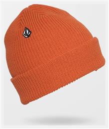 Volcom Beanie Unisex Σκούφος Πλεκτός σε Γκρι χρώμα από το Zakcret Sports