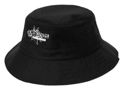 Volcom Υφασμάτινo Ανδρικό Καπέλο Στυλ Bucket Μαύρο από το Modivo