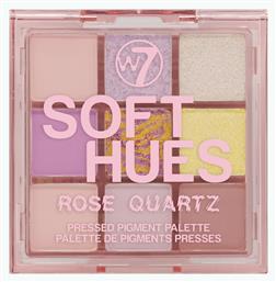 W7 Cosmetics Soft Hues Pressed Pigment Palette Rose Quartz