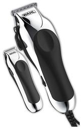 Wahl Professional Chrome Pro Deluxe Σετ Κουρευτικής Μηχανής Ασημί 79524-2716