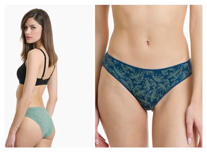Walk Bamboo Γυναικεία Slip 2Pack Πετρόλ, Πράσινο