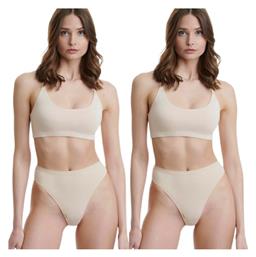 Walk Ψηλόμεσα Γυναικεία Brazil 2Pack Beige