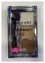 Wet n Wild Ultimate Brow Kit Σετ Περιποίησης Φρυδιών σε Καστανή Απόχρωση