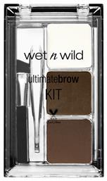 Wet n Wild Ultimate Brow Kit Σετ Περιποίησης Φρυδιών Soft Brown