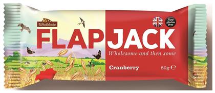 Wholebake Μπάρα Flapjack / Βρώμης με Cranberry 80gr Κωδικός: 15715287 από το e-Fresh