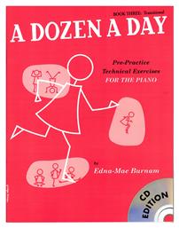 Willis Music Edna-Mae Burnam A Dozen A Day Book 3 (Αγγλική Έκδοση) Παρτιτούρα για Πιάνο + CD από το Public