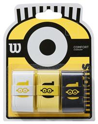 Wilson Minions Overgrip Πολύχρωμο 3τμχ από το E-tennis