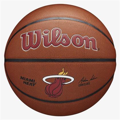 Wilson NBA Miami Heat Μπάλα Μπάσκετ Indoor/Outdoor από το Plus4u